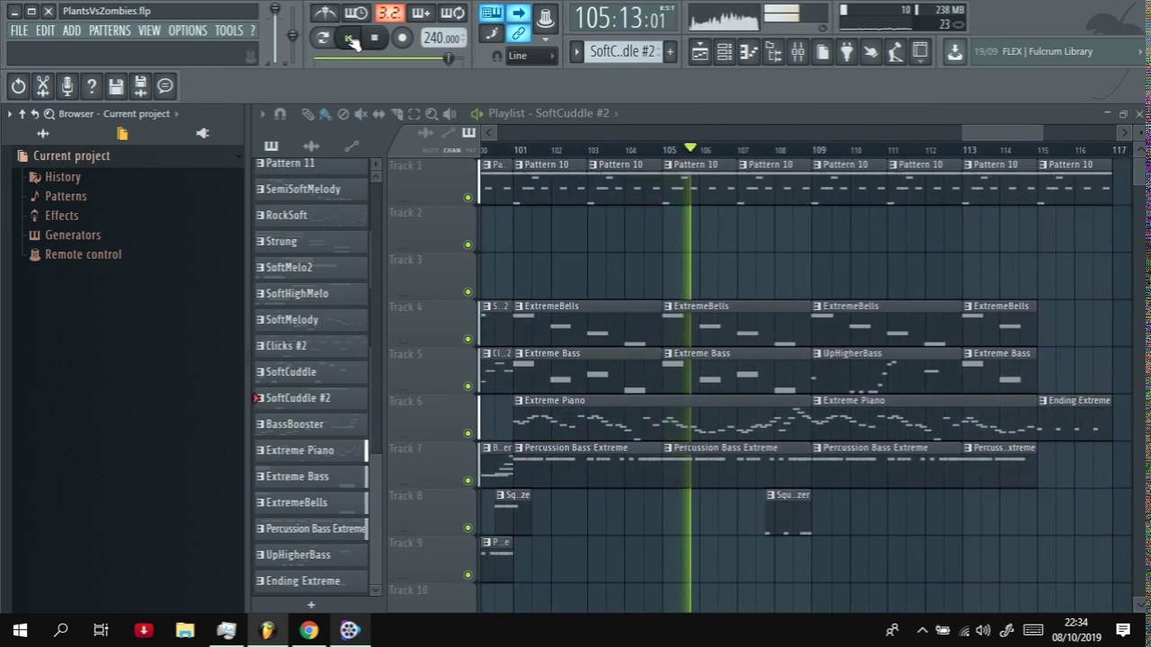 Plants Vs Zombies The Roof FL Studio Remake
