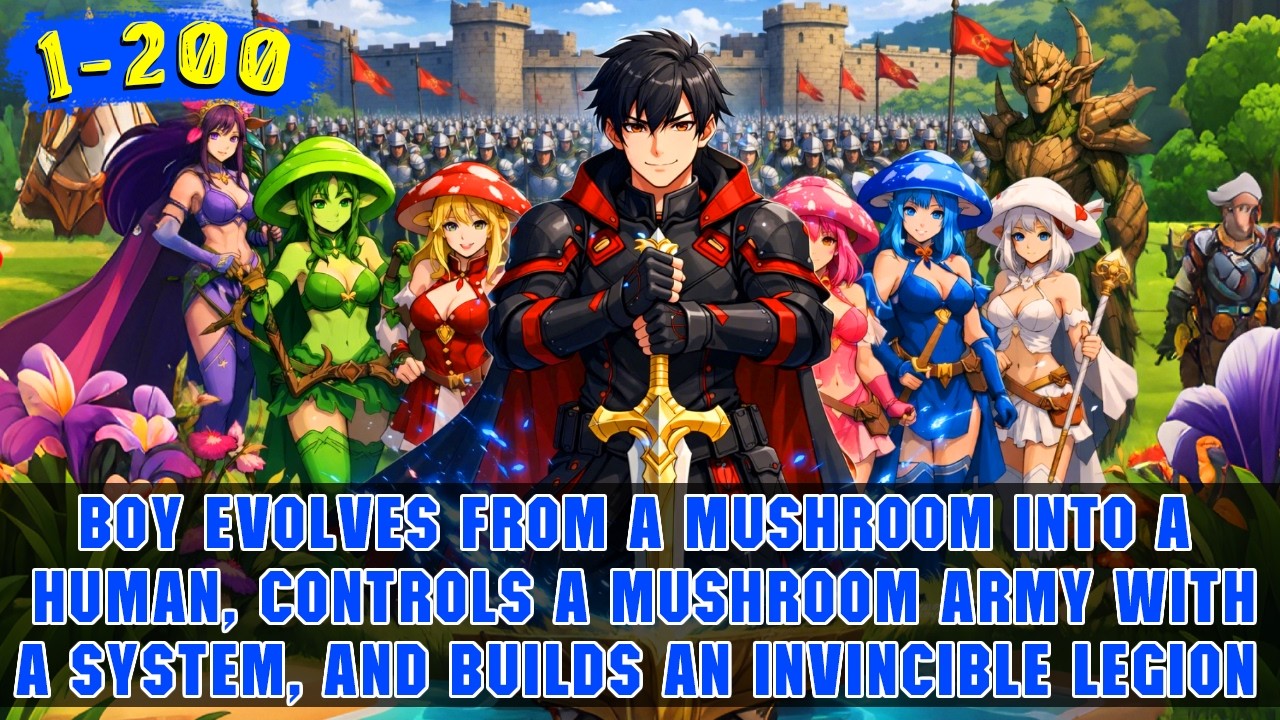🔥Evolving from a Mushroom into a Human, He Recruits a Powerful Army and Begins Conquering All Races!
