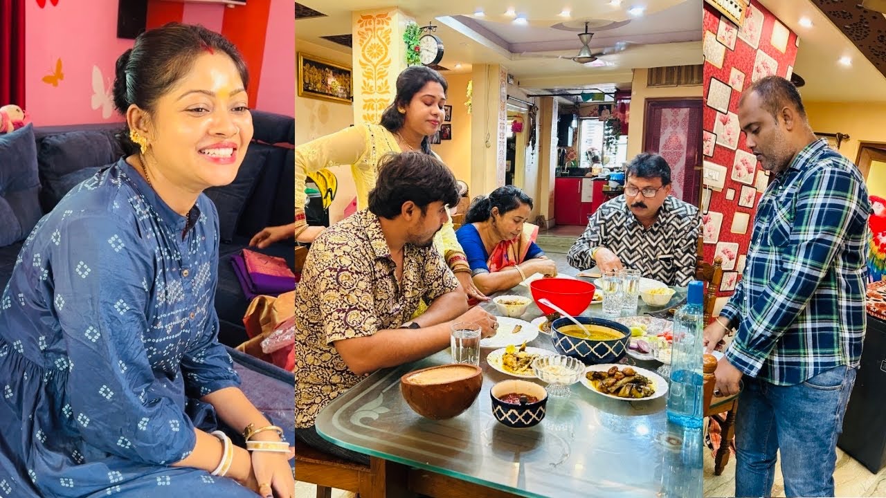 🌸নতুন কূটুমদের কি ভাবে শশুর বাড়িতে যত্ন করলাম🧿gift Ki Dilam🏵️মেনু 🎭 রান্না খেয়ে কি বললো?