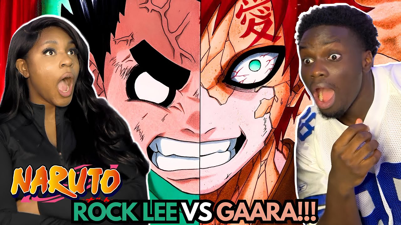 ROCK LEE VS GAARA!!! FIRST TIME WATCHING NARUTO EPISODE 48-49 REACTION/REVIEW