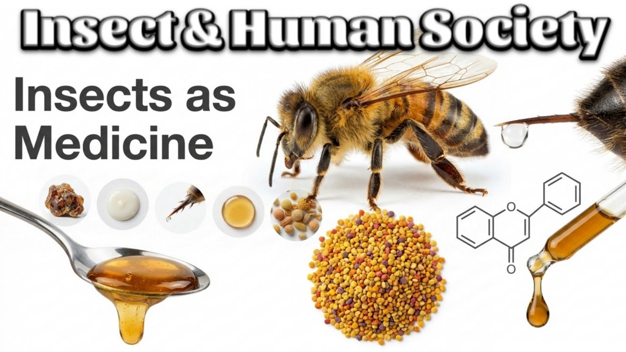 Insects as Medicine • Insect & Human Society | الحشرات في الطب والعلاج