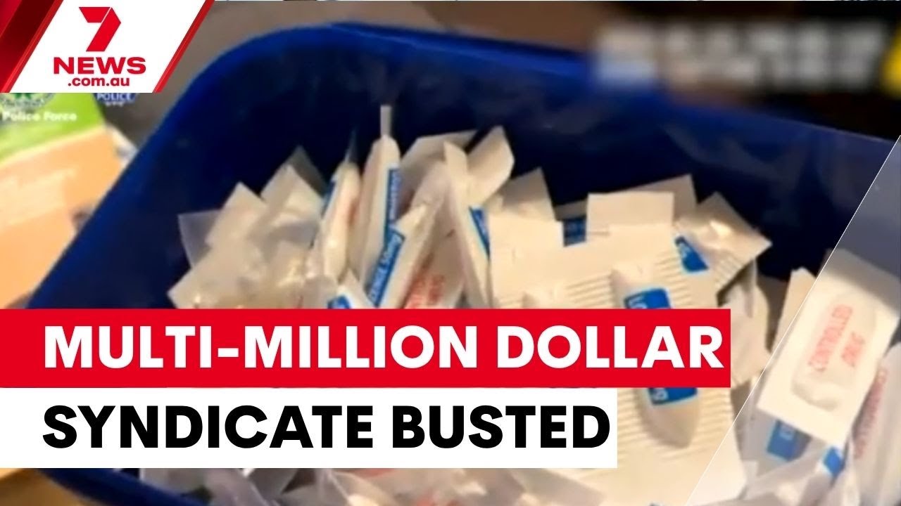 Multi-million dollar drug syndicate spanning from Perth to Sydney busted | 7NEWS
