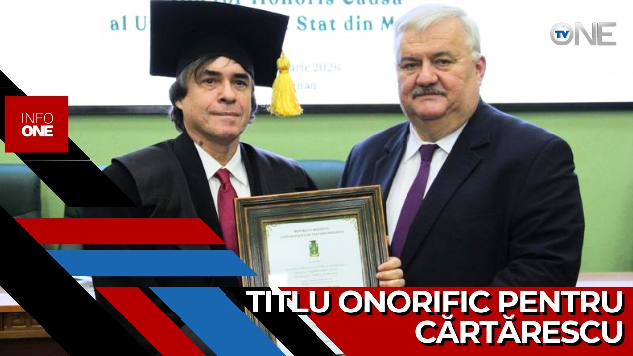 INFO ONE – Mircea Cărtărescu a primit titlul onorific 