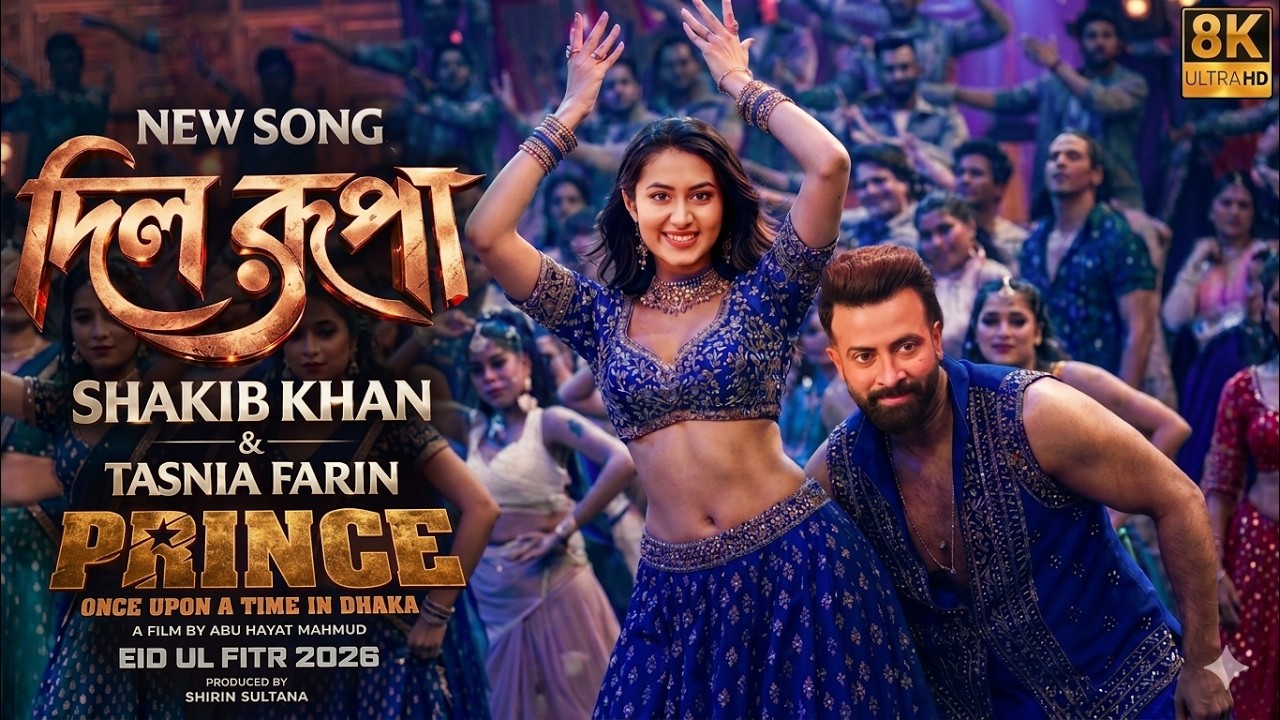 দিল রূপা  Shakib Khan Tasnia Farin Prince  Shakib Khan New Song Dil Rupa 2026