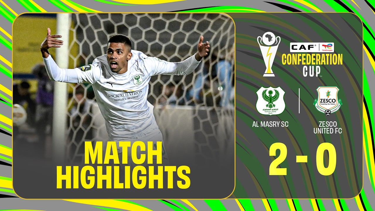 HIGHLIGHTS | Al Masry SC 🆚 ZESCO United FC  | Matchday 6 | 2025-26 #TotalEnergiesCAFCC