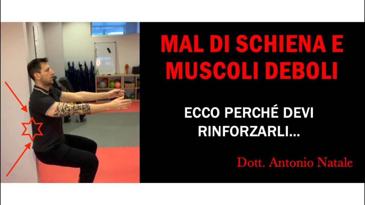 Mal di schiena e muscoli deboli. Ecco perché devi rinforzarli 