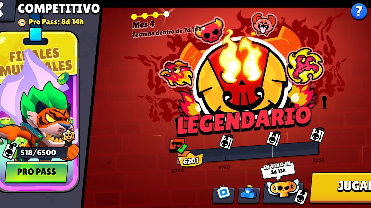 Día 11 intentando subir a maestro con randos en Brawl star 