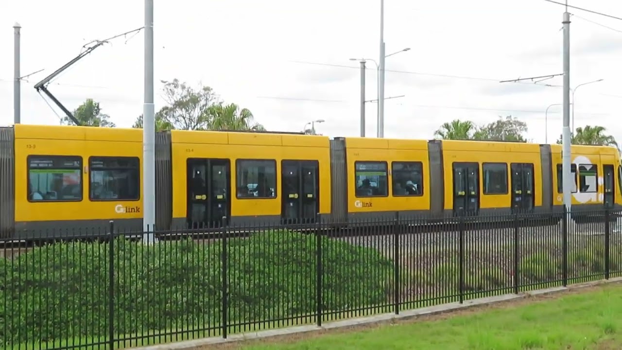 Trains in Altandi and Helensvale. John Coyle video.