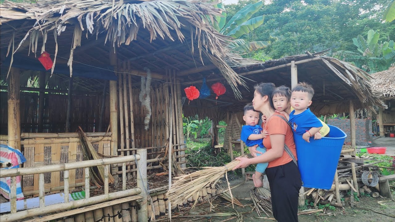Single Mom - Renovating a Dilapidated Old House into a Useful Warehouse | Ly tieu tieu