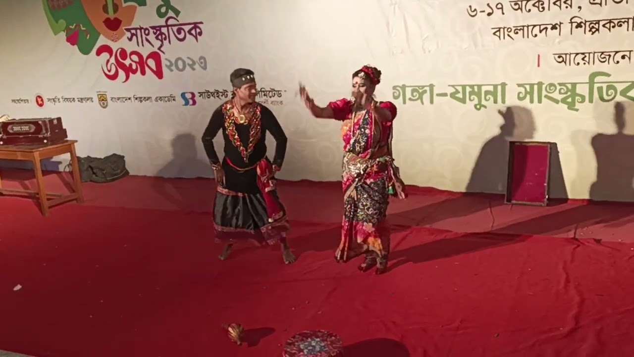 Babu salam Barebar. ziniya and her Group Dance G.J.C Frstival2023  Channel27