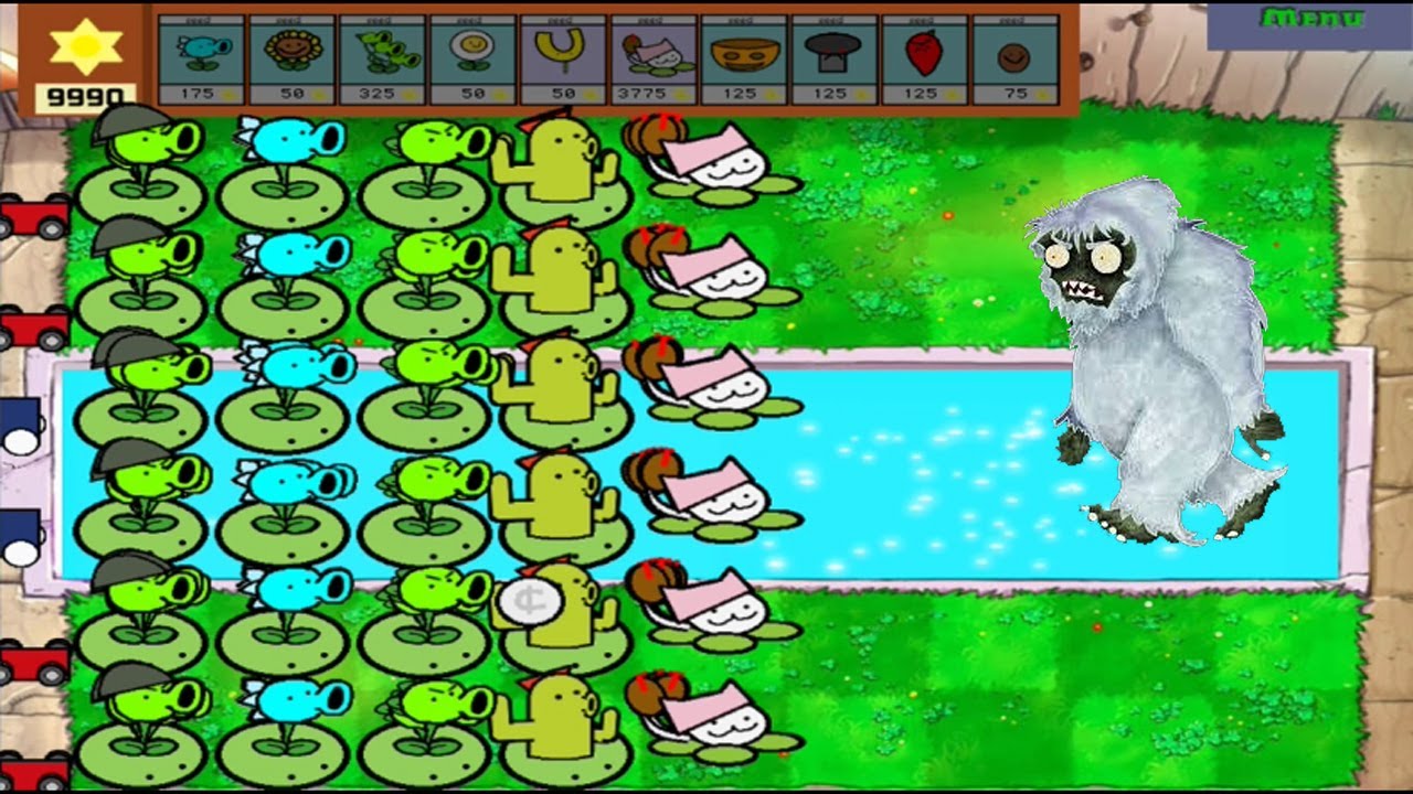 All Pea PvZ, Cactus, Cattail vs Zombies - Plants vs Zombies
