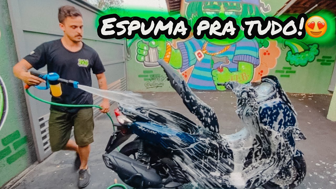 ESPUMA PARA LAVAGEM  DIRETO DA MANGUEIRA, SEM MÁQUINA DE PRESSÃO!😮 - PROEZO