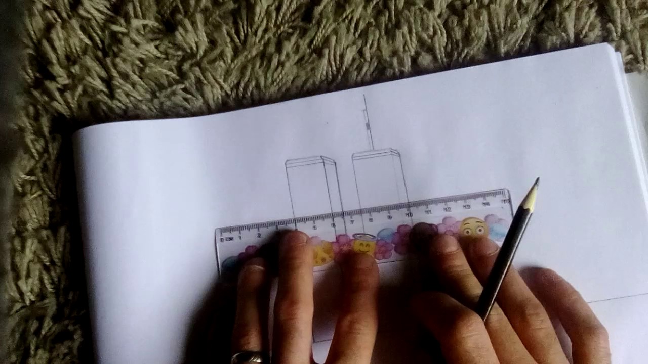 Draw the world trade center pt1