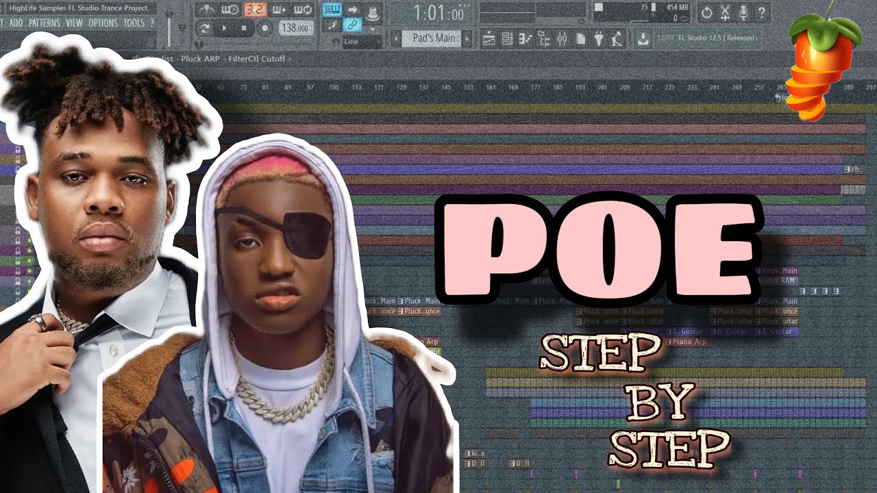 Ruger & Bnxn Buju “POE” Beat From Scratch! Remake & Breakdown Tutorial on Fl Studio 21.