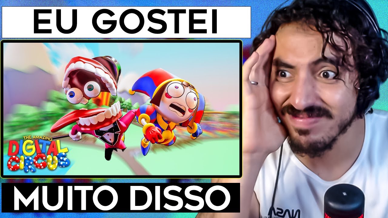 O INCRÍVEL CIRCO DIGITAL: PILOTO - GLITCH | Leozin React