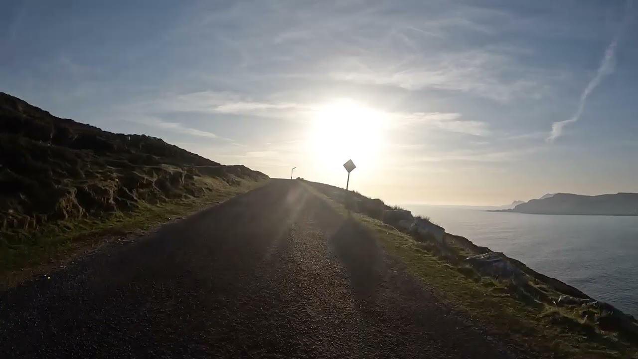 Cycling on Achill Island. April 2025.