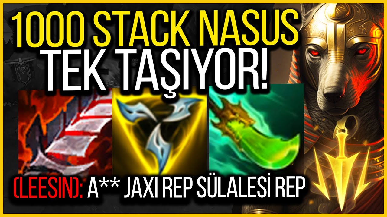 💯 1000 STACK Ölümcül Tempo 500 AD Nasus Sorunsalı 💯
