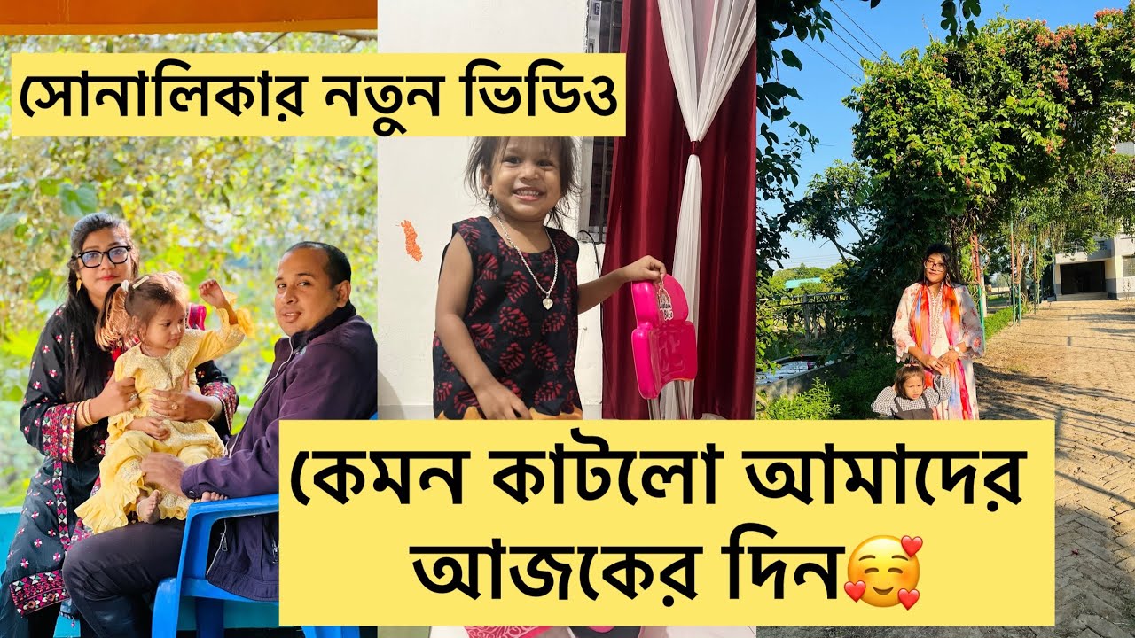 কেমন কাটলো আমাদের আজকের দিন/ সোনালিকার নতুন ভিডিও