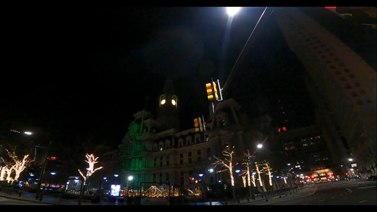 5:30 AM Walk ** City Hall to East Market Street ** Philadelphia PA ASMR [4K]