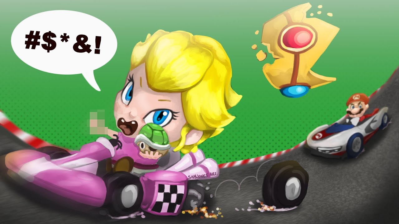 Mario Kart 8 Funny Moments w/ Friends - WORST PLAYER EVER, INTENSE RAGE!