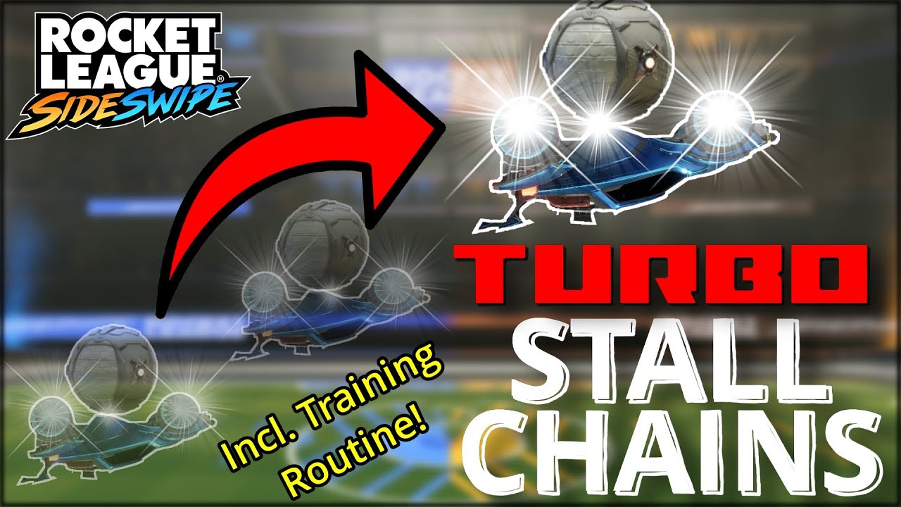 How to TURBO STALL CHAIN in Rocket League Sideswipe (aka. infinite reset / infinite stalls)