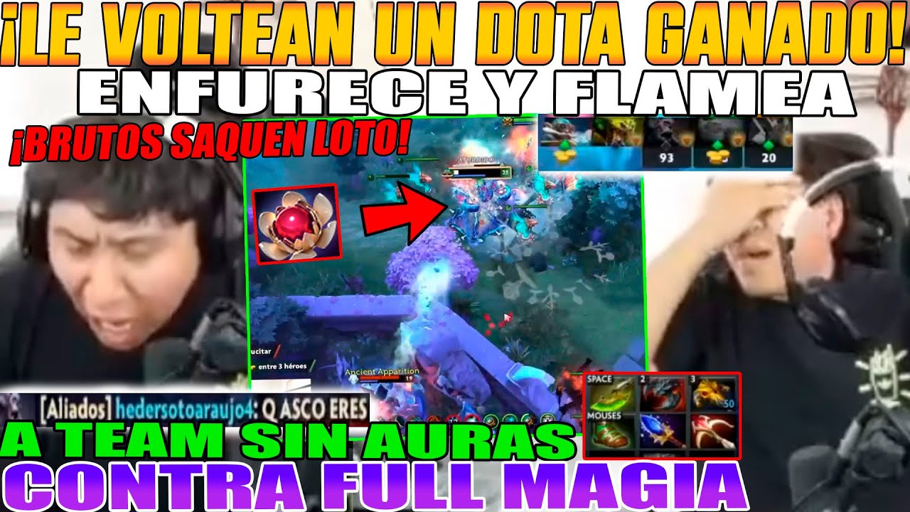 LE VOLTEAN DOTA GANADO!! MACARIUS ENFURECE Y FLAMEA A SU TEAM SIN AURAS CONTRA FULL MAGIA DOTA 2