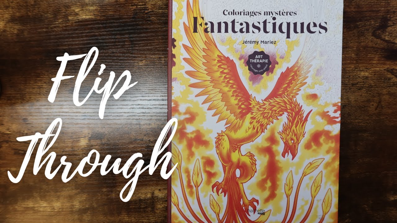 flip through | coloriage mysteres fantastiques!