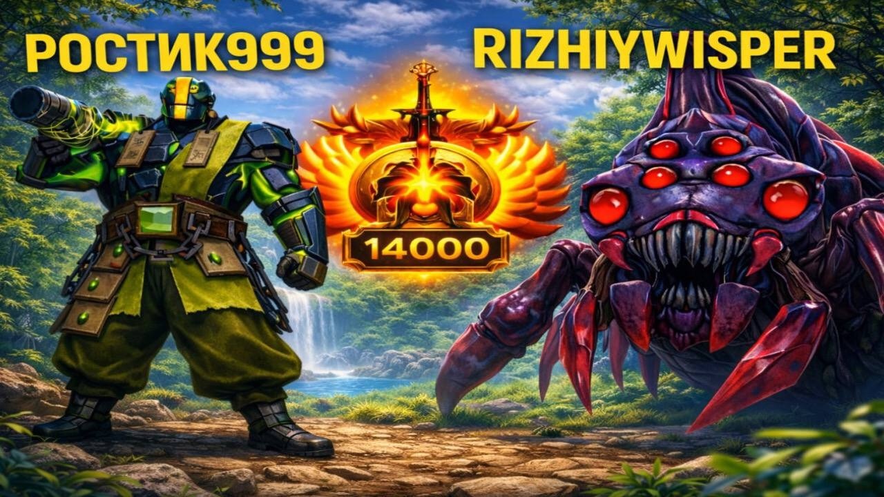 РОСТИК999 И РЫЖИЙ ВИСПЕР РАЗНОСЯТ 14.000 ММР ИГРОКОВ | rizhiywisper