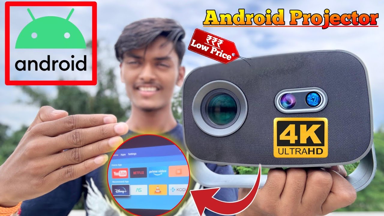 Best Smart Android (13) Projector Unboxing & Review 📽️🔥📽️ Projector Connect To Mobile 🔥📽️🔥 |
