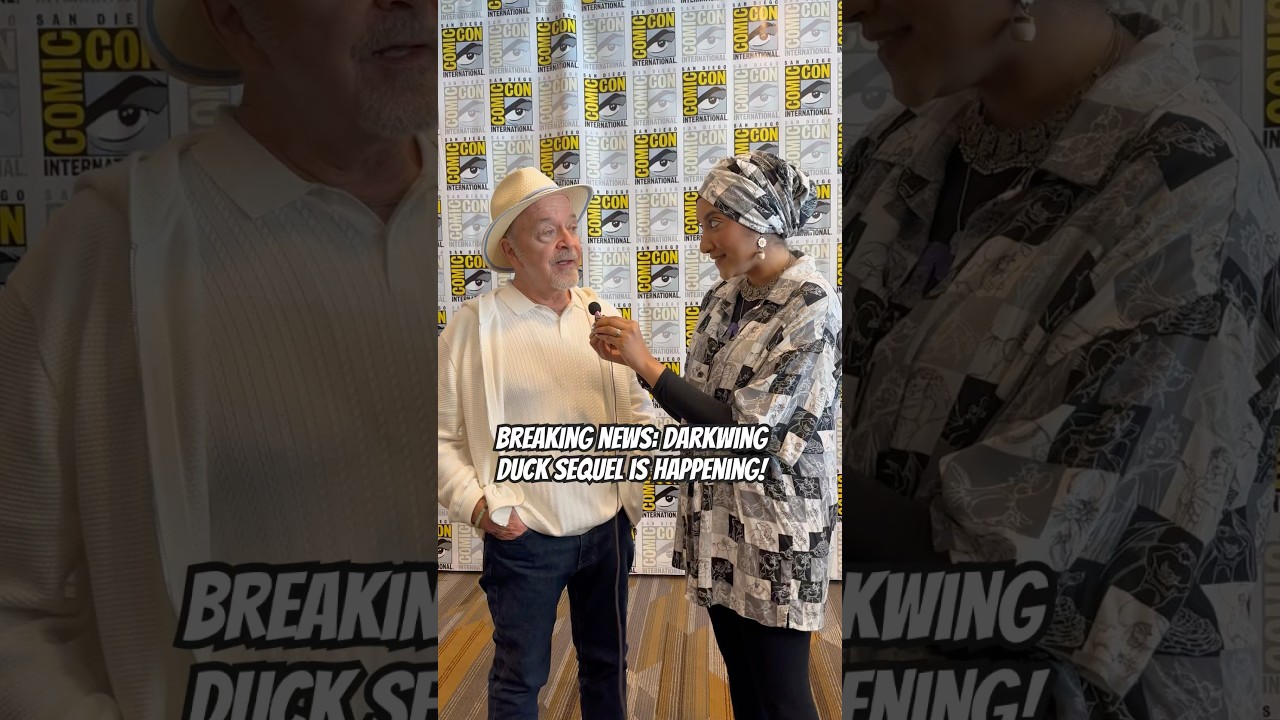 DARKWING DUCK SEQUEL! #darkwingduck #jimcummings #sdcc #press #winniethepooh #entertainmentnews