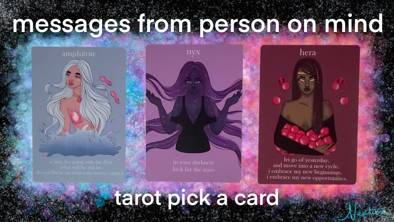 MESSAGES FROM THE PERSON ON YOUR MIND 🤭📩🦁 TAROT PICK A CARD 🧿