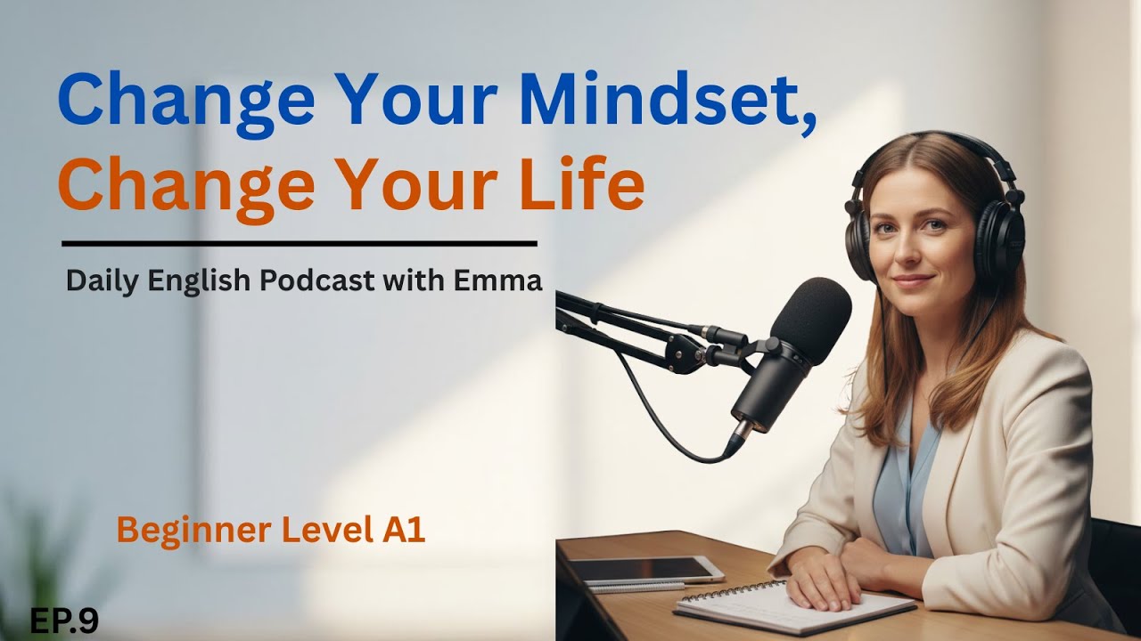 Change Your Mindset, Change Your Life 🌱 | Real English Conversation for A1-B1 Level