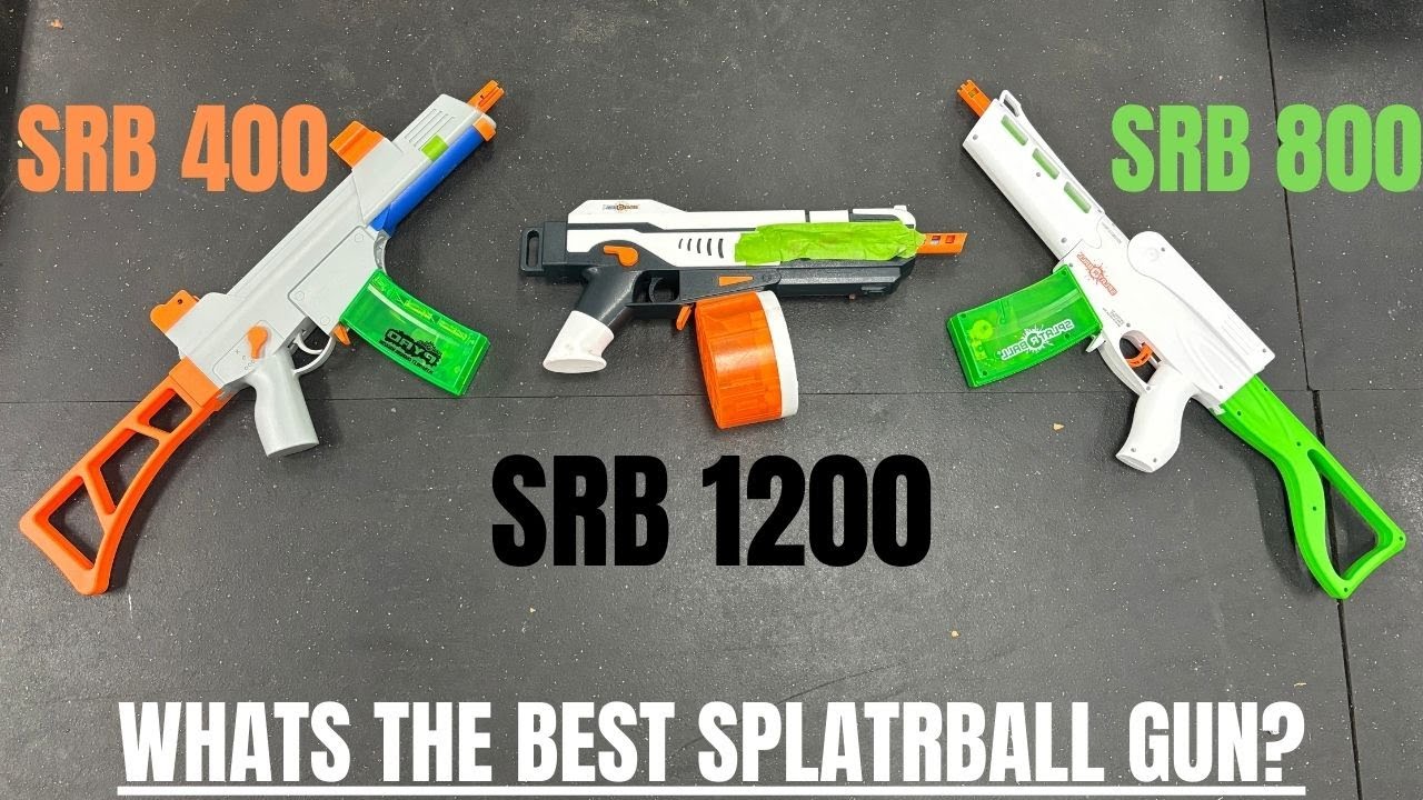 [КАКОЙ ГЕЛЕВОЙ БЛАСТЕР SPLAT R BALL ЛУЧШИЙ?] SRB 400 против SRB 800 против SRB 1200