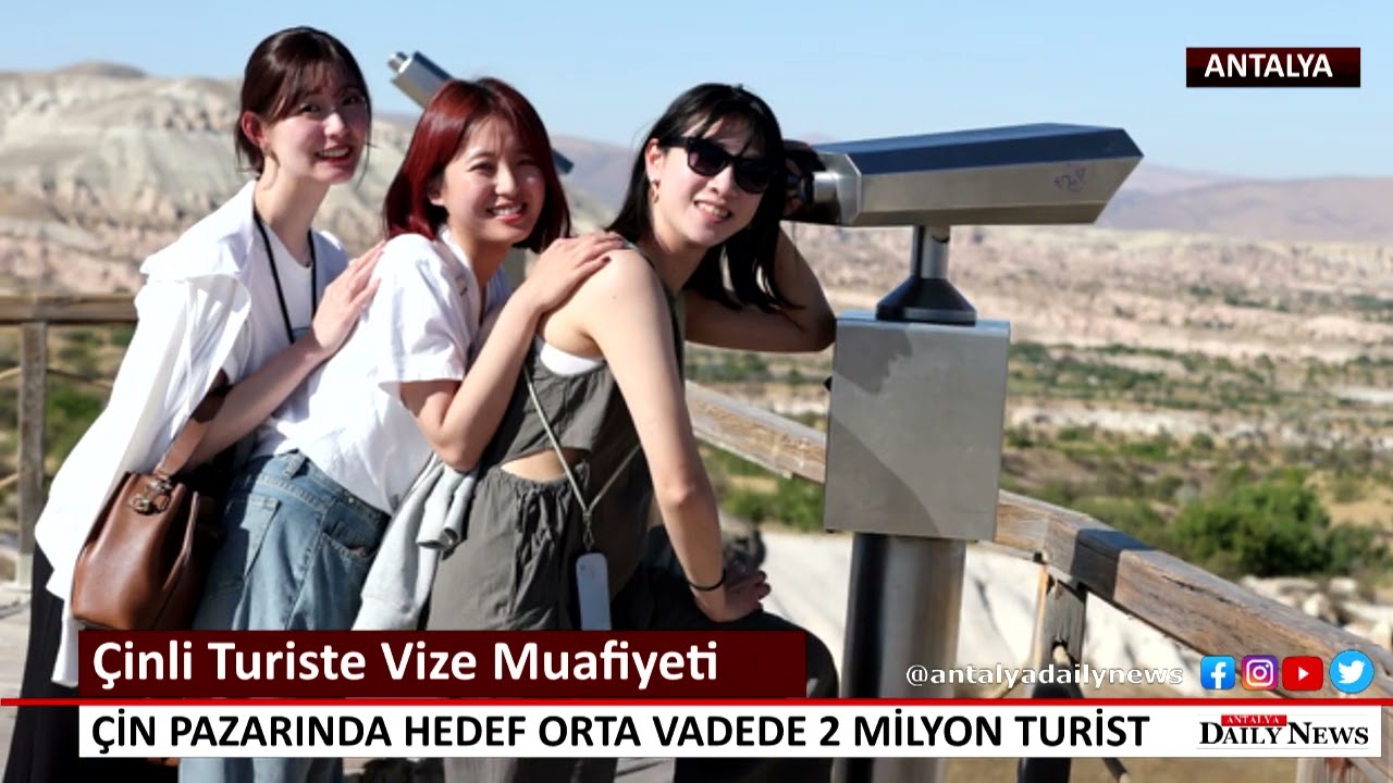Çinli Turistlere Vize Muafiyeti Antalya'da Sevinçle Karşılandı