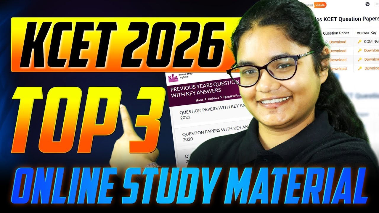📚 Best Free Online Resources For KCET - Must Watch KCET 2026 Aspirants 🧠
