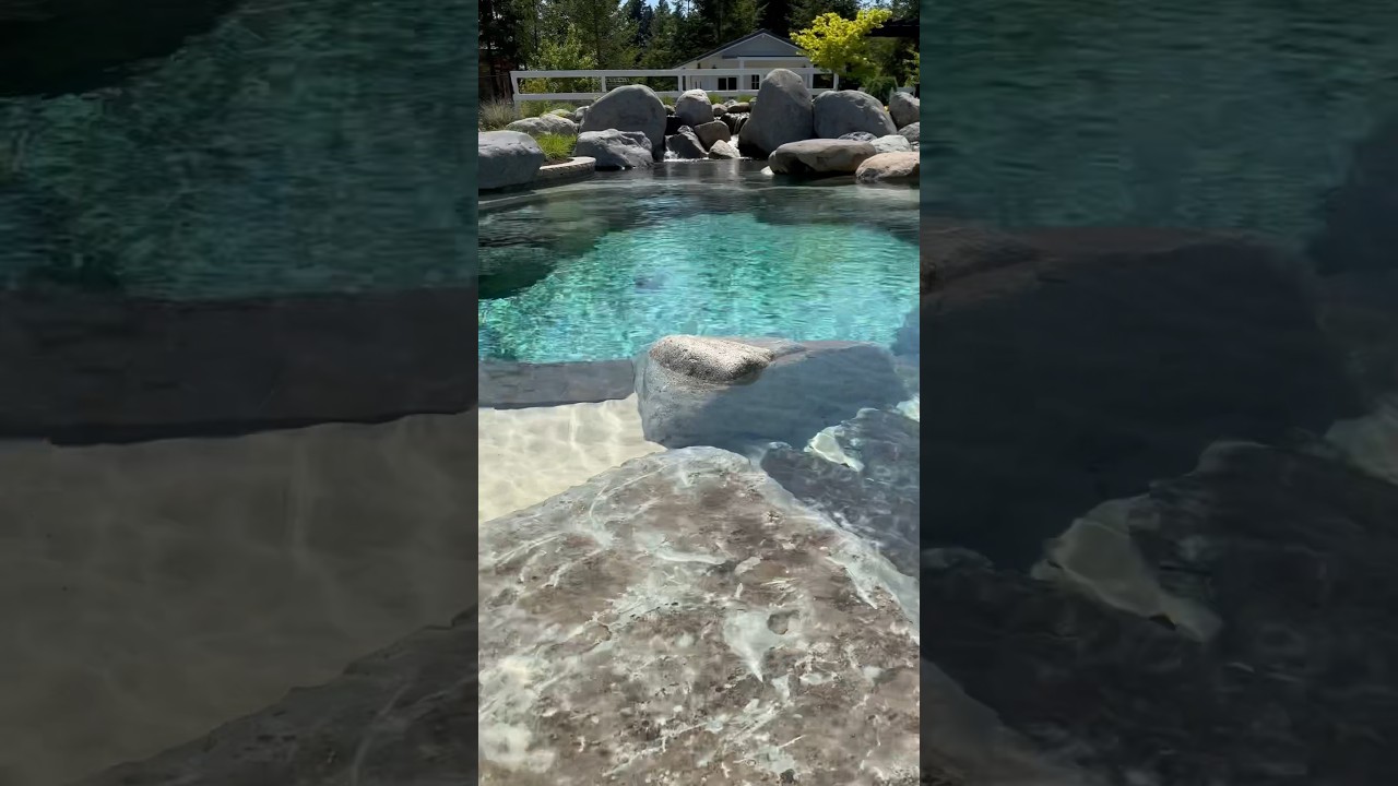 White Sand Beach Recreation Pond #tropical #pnw #aquascape #ponds