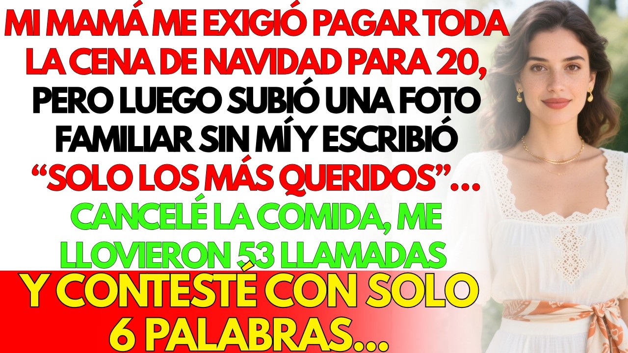 Mis papás subieron una foto sin mí. Decía: 