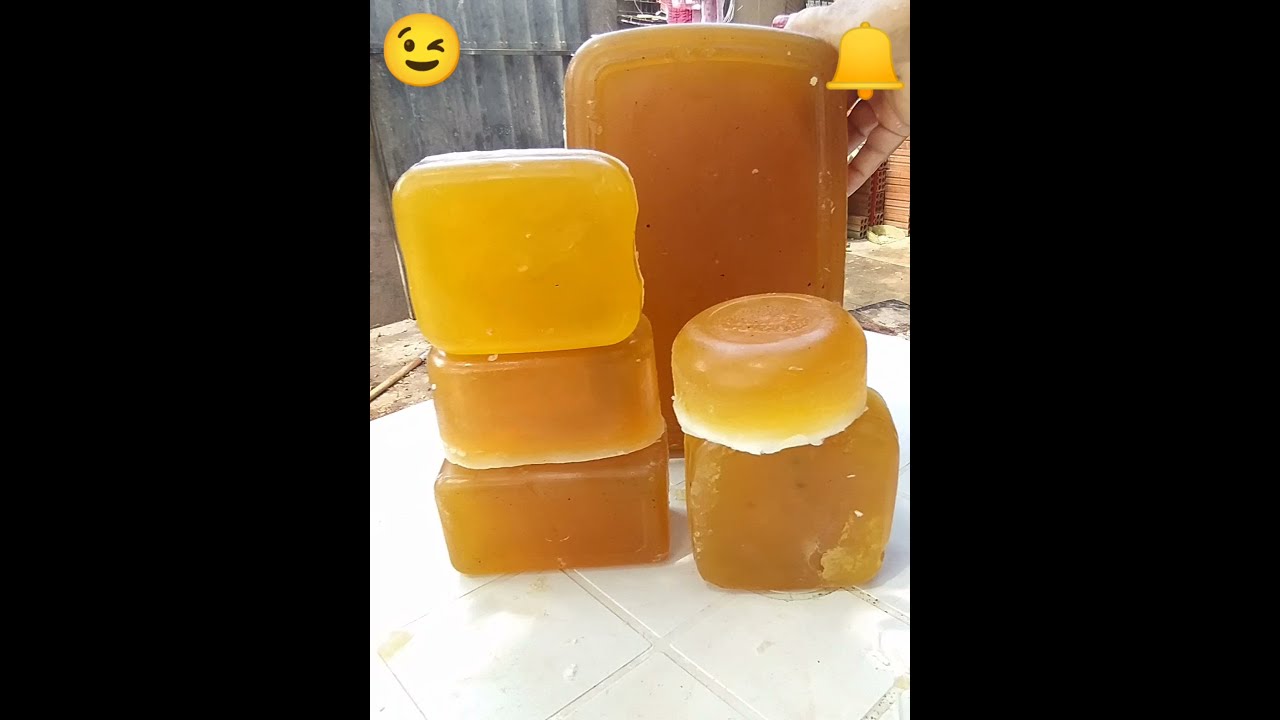 sabão com 1 litro de sebo 1 de óleo glicerinado receita Econômica Fácil E Rápido🥰👍🏻💚💥🎥
