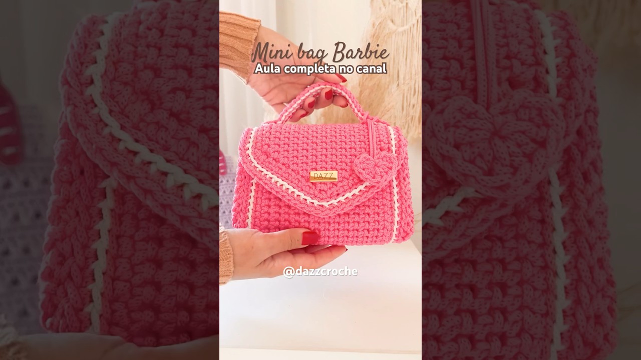 Bolsa Pequena de Crochê | Bolsa de Crochê Luxo 