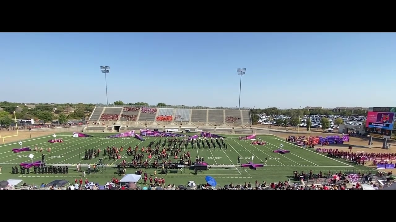 Cy Woods prelim performance at Texas Marching Classic October 12, 2024