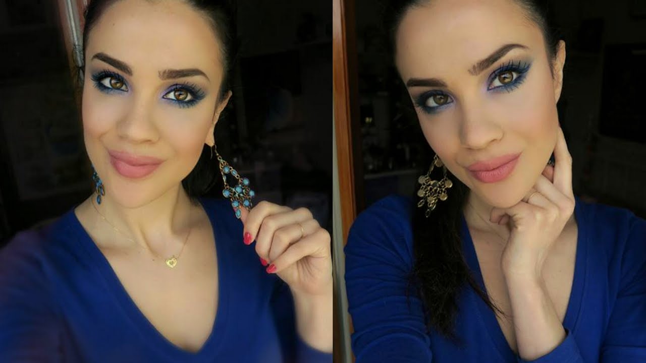 Mi preparo con voi...make up blu e viola e tante novita'!!