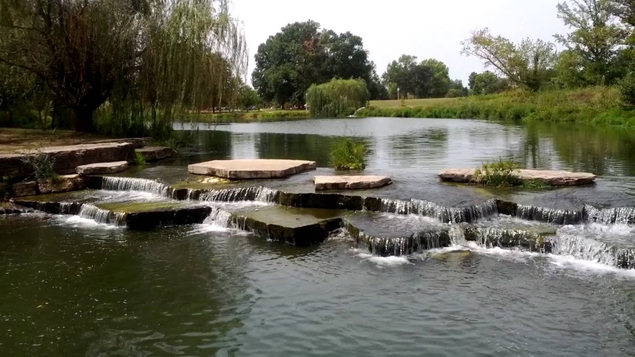 Waterfalls at St. louis,MO Forest Park.(1)