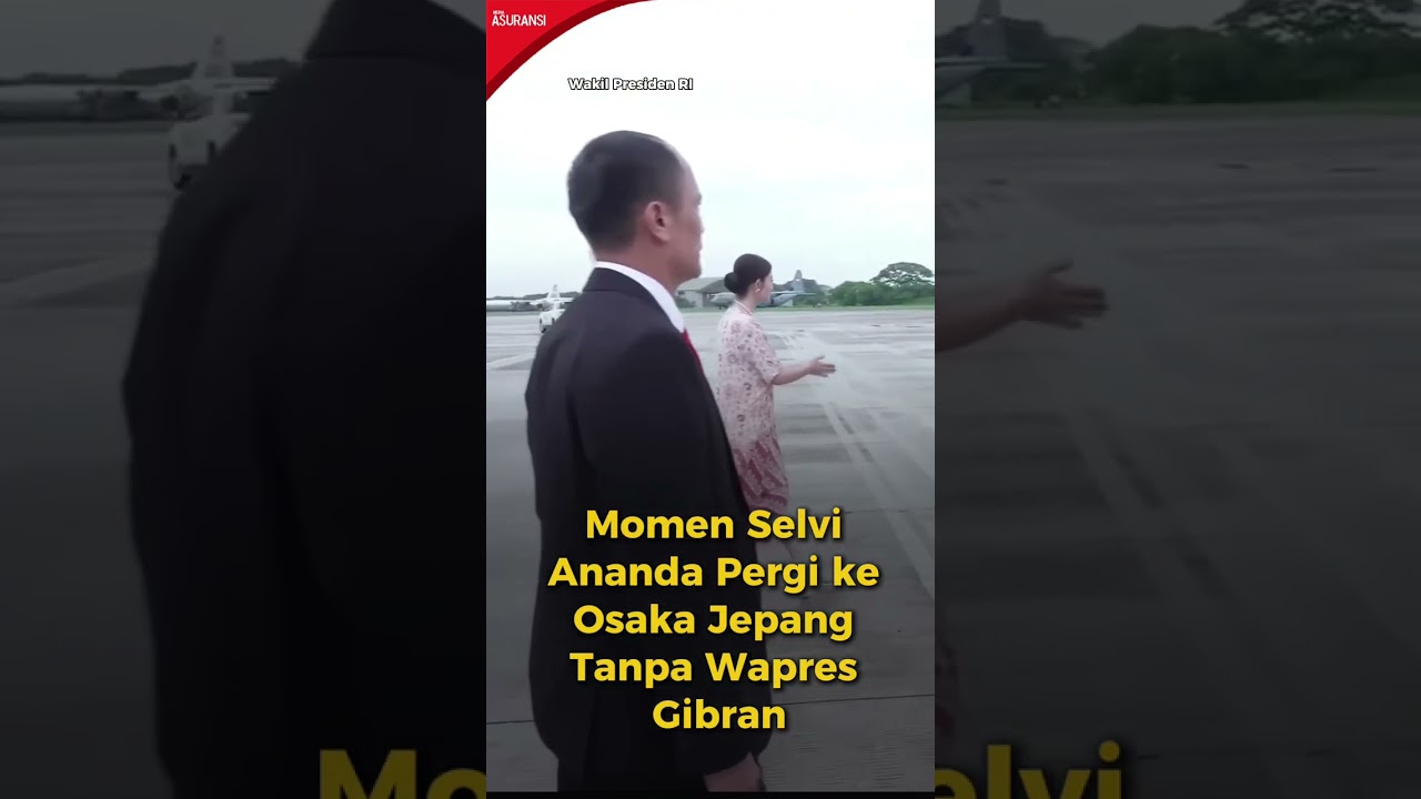 Momen Selvi Ananda Pergi ke Osaka Jepang Tanpa Wapres Gibran