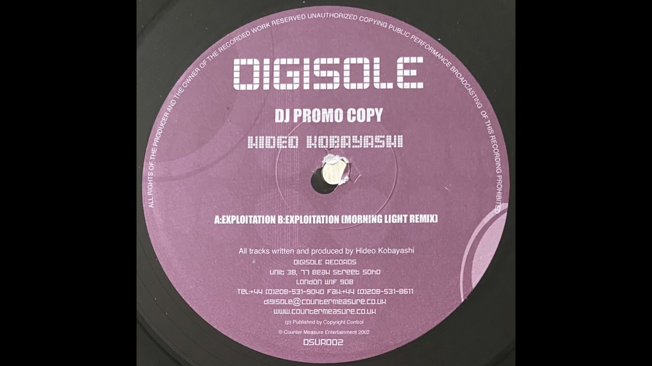 Hideo Kobayashi – Exploitation (Original Mix) [Digisole Records]