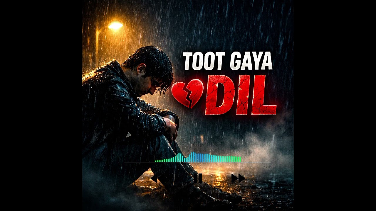 टूट गया दिल💔 | New ai sad song 🎵| tut gaya dil # music #sadsong# subscribe 