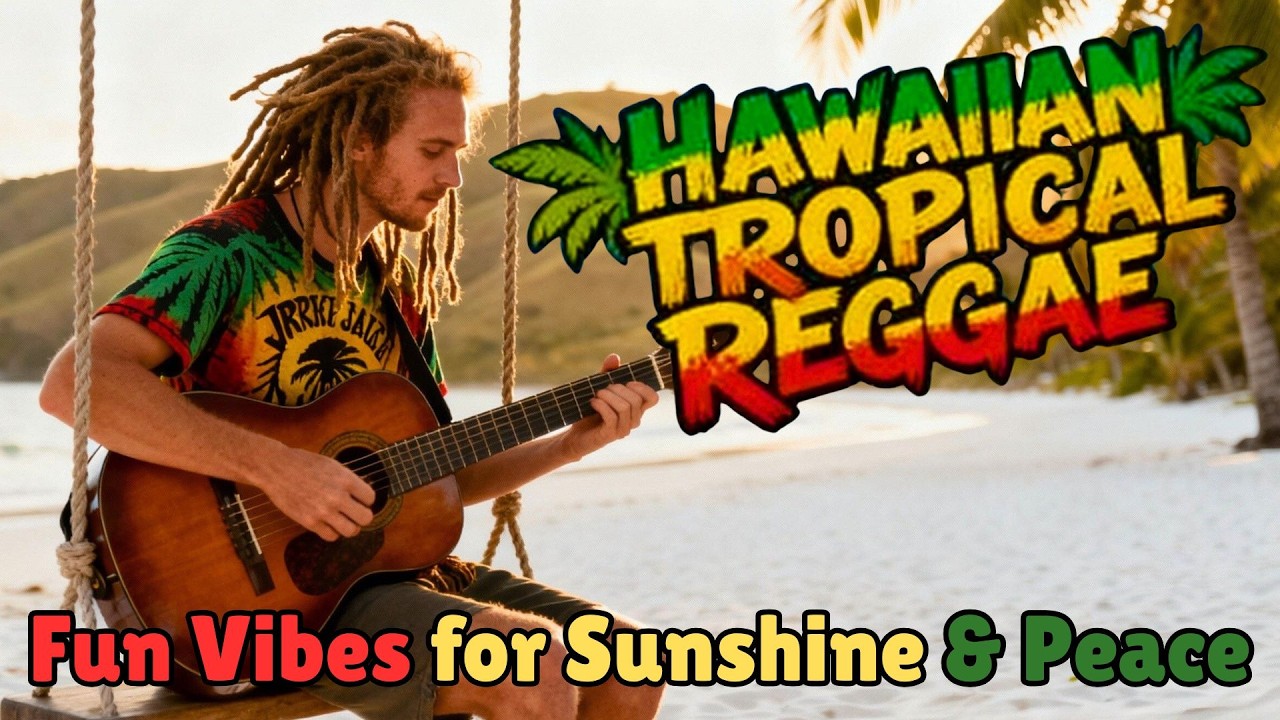 Fun vibes Sunshine Peace and Nice Day, Hawaiian Tropical Reggae
