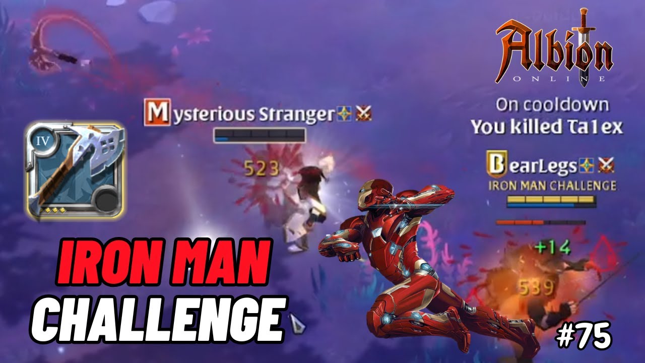 Wyciągnąłem berdysza 4.4 z szafy! - Iron Man challenge! #75 - Albion Europa - Albion Online