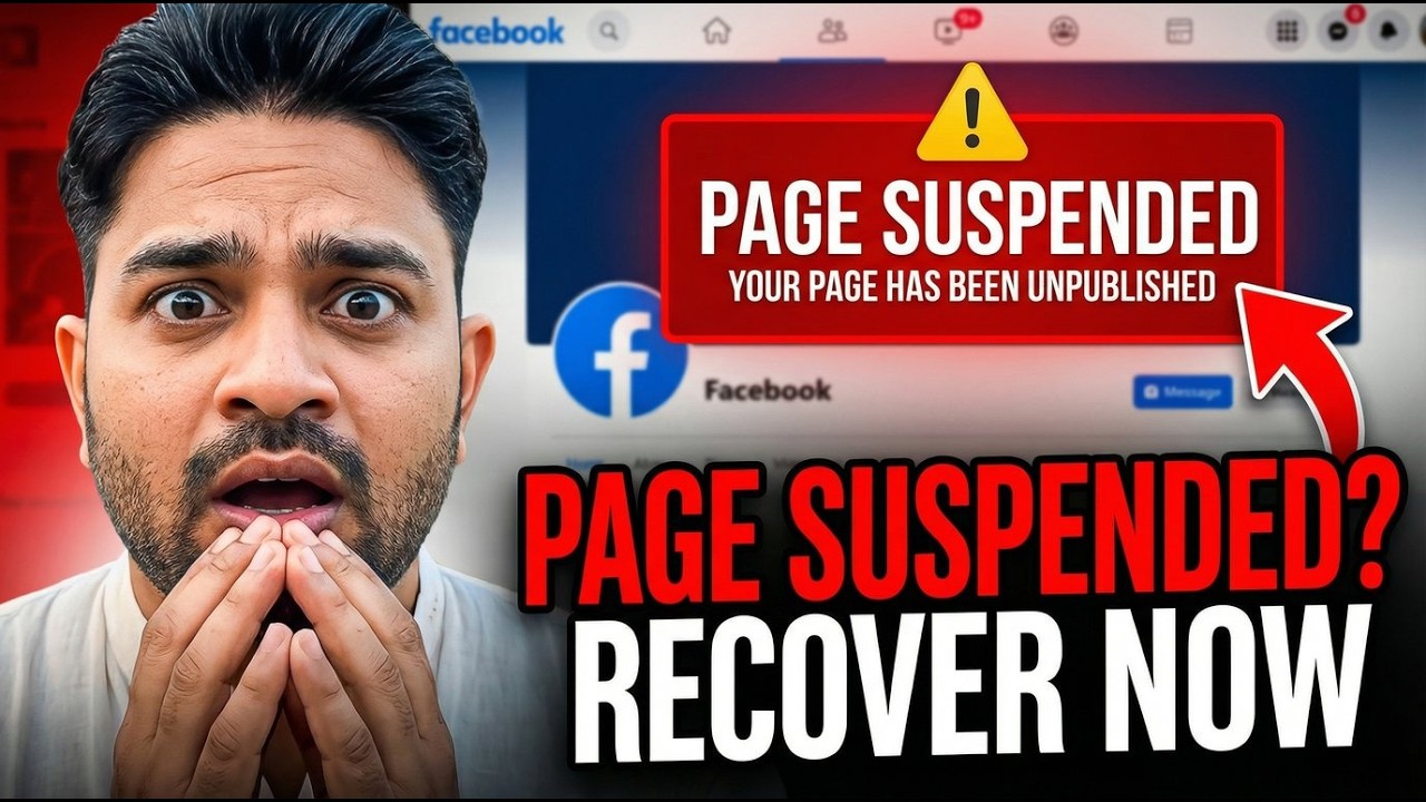 Page Has Been Suspended 😱 | Your Page Has Been Unpublished | Full Solution