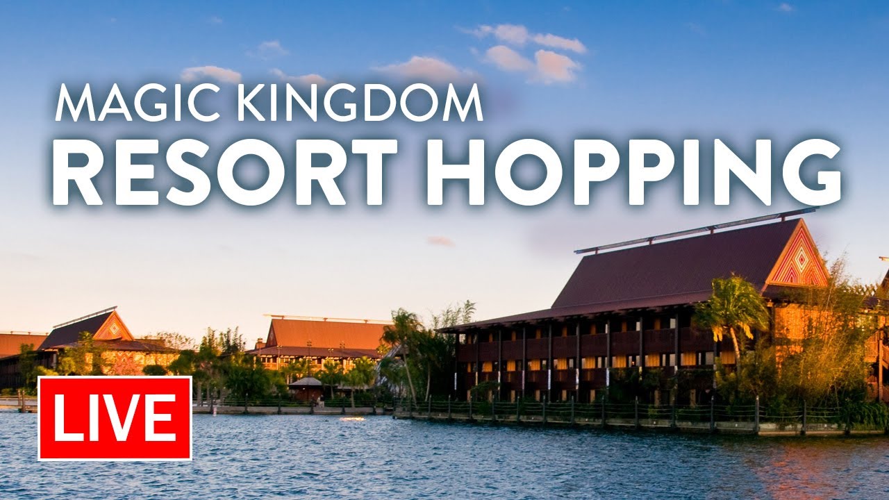 🔴LIVE: Monorail Resort Hopping Around Magic Kingdom | Walt Disney World Live Stream
