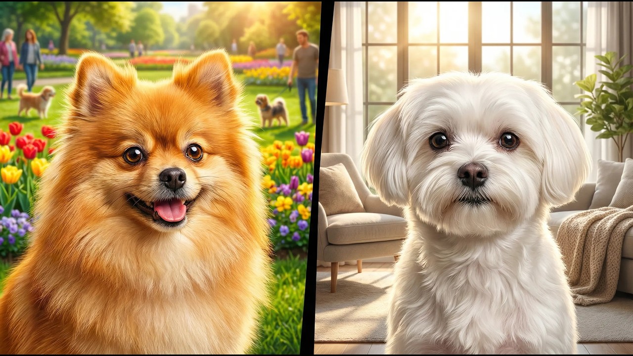 We ’ re tackling one of the most classic debates in the small dog world: Pomeranian versus Maltese.